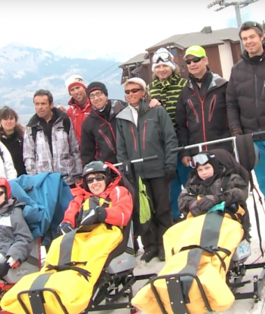 Handiski day out in Grand Massif