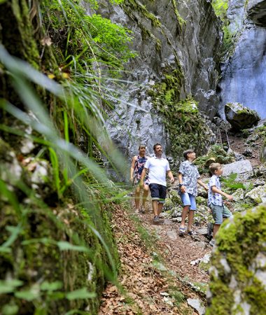 The Gorges des Tines gorges