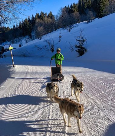 Antoine, 12 years old and a Musher for a day in Agy