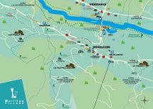 Map of Morillon village