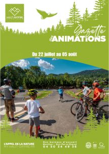 Gazette des animations from July 22 to August 05