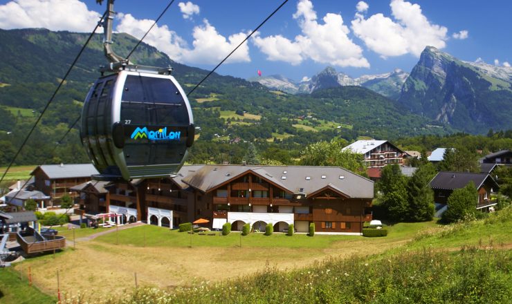 The Morillon gondola lift is going into summer mode!