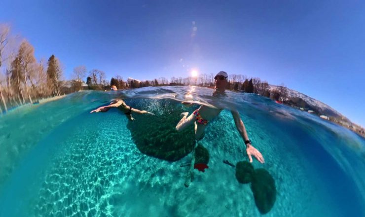 The Blue Lake Challenge: an ice swimming event