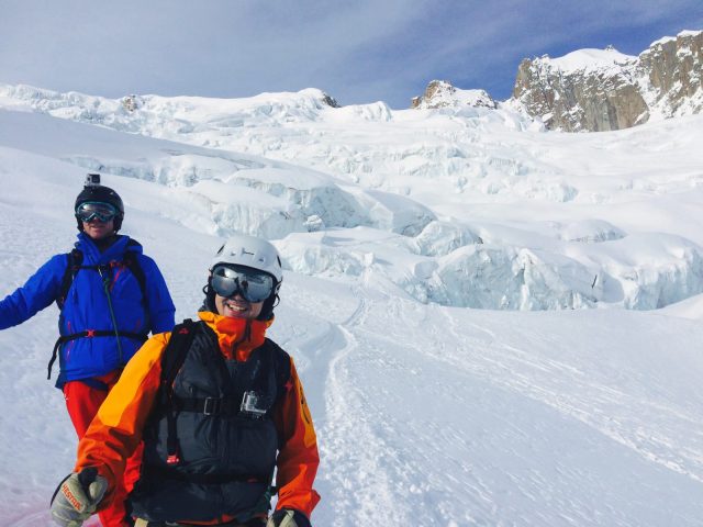 Skiing the Vallee Blanche with ZigZag high mountainguide