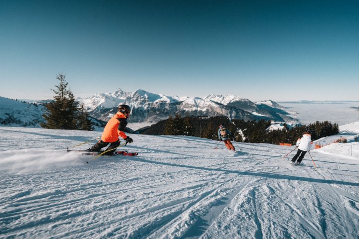 Skiing at the Grand Massif!