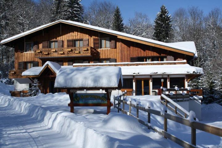 Chalet en hiver