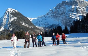 La Rosière on snowshoes