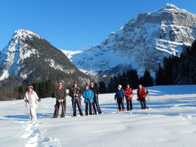 Snowshoeing itinerary