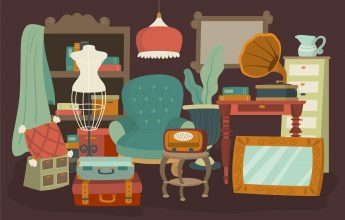 Garage sale in Morillon village