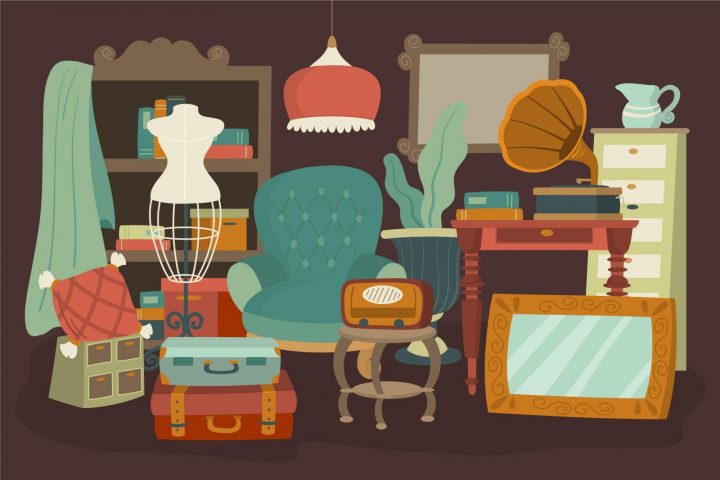 Garage sale in Morillon village_Morillon