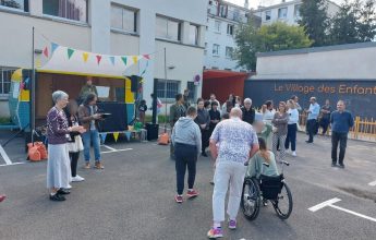 Mobile stage at the Festival de Marne, Cynthia Leone and billet d’humeur.