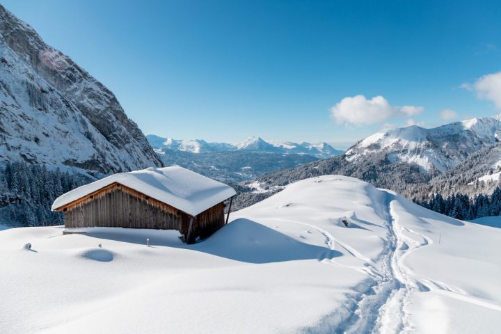Refuge de Bostan (unmarked snowshoe itinerary)_Samoëns