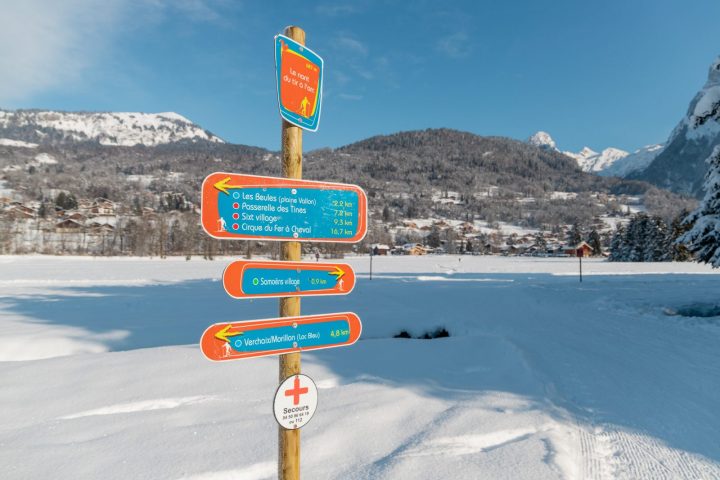 snowshoe itinerary : Le Pont de Revé – Vallon in winter_Samoëns