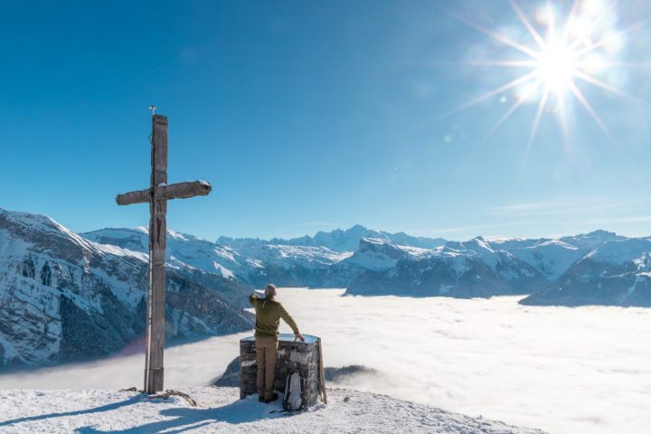 Snowshoe itinerary: La Bourgeoise from the chalet at Joux Plane_Verchaix
