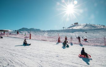 Sledge run at Samoëns 1600