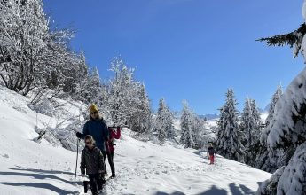 Snowshoeing with Pascal Girerd