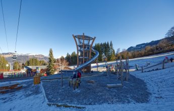 Alpine & forest play area in Morillon 1100