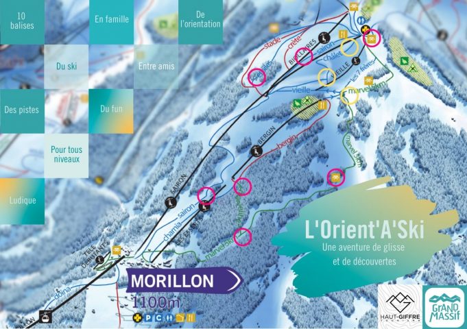 Orient’a’ski” orienteering race_Morillon