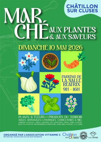 Plants and flavors market_Châtillon-sur-Cluses