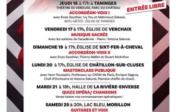 Festival lyrique du Giffre: Public masterclass