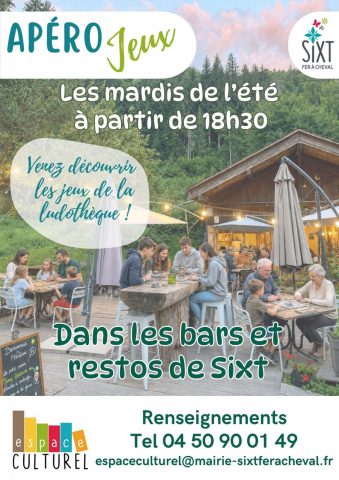 Aperitif Games in Sixt’s bistros/restos._Sixt-Fer-à-Cheval