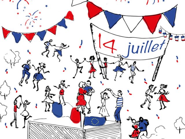 Blue, White, and Red Lake – National Day_Morillon
