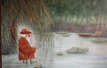Exposition de peinture de Laurette Reviron