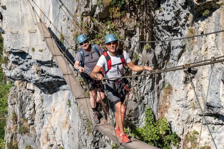 Via Ferrata du Mont : Lou Izès route_Sixt-Fer-à-Cheval