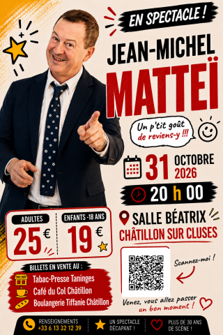 Jean-Michel Matteï takes the stage!_Châtillon-sur-Cluses