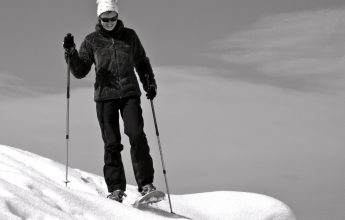 Snowshoeing on the Sixt balcony walk