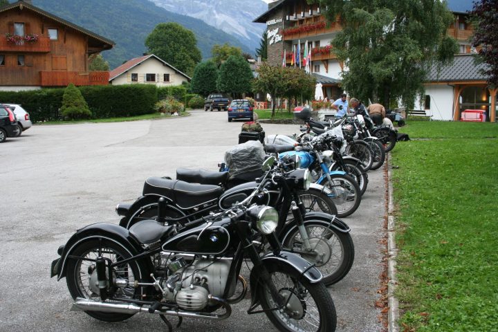 Motobike meeting at the Neige et Roc hotel