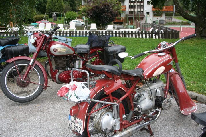 Motobike meeting at the Neige et Roc hotel