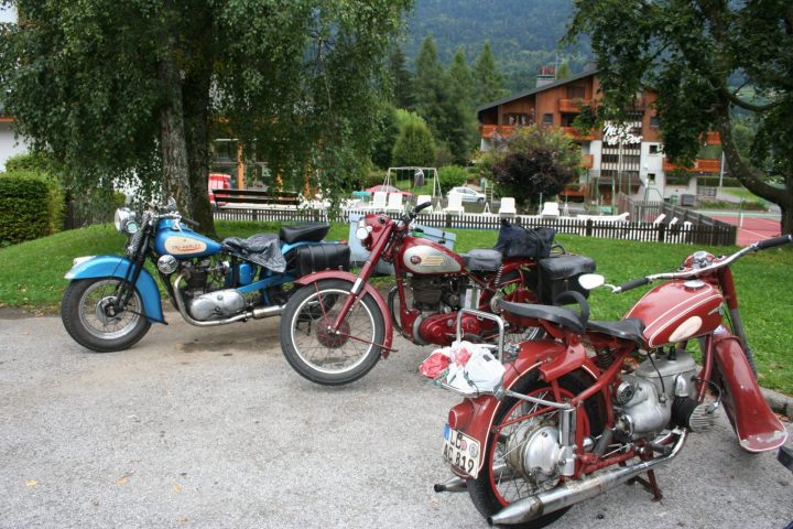 Motobike meeting at the Neige et Roc hotel