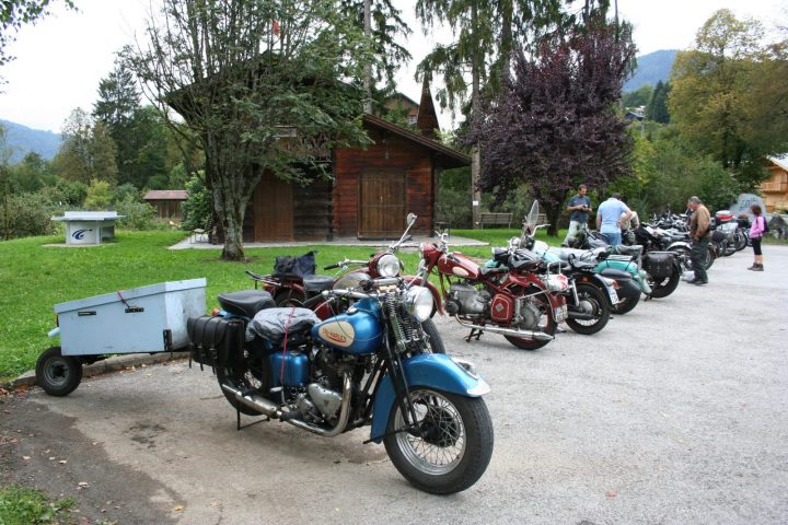 Motobike meeting at the Neige et Roc hotel