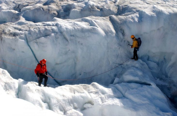 Glacier walking